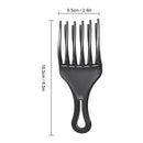 Hairdressing Fork Comb Salon Strong Grip Wide Teeth Hairstyle Comb Hair Car