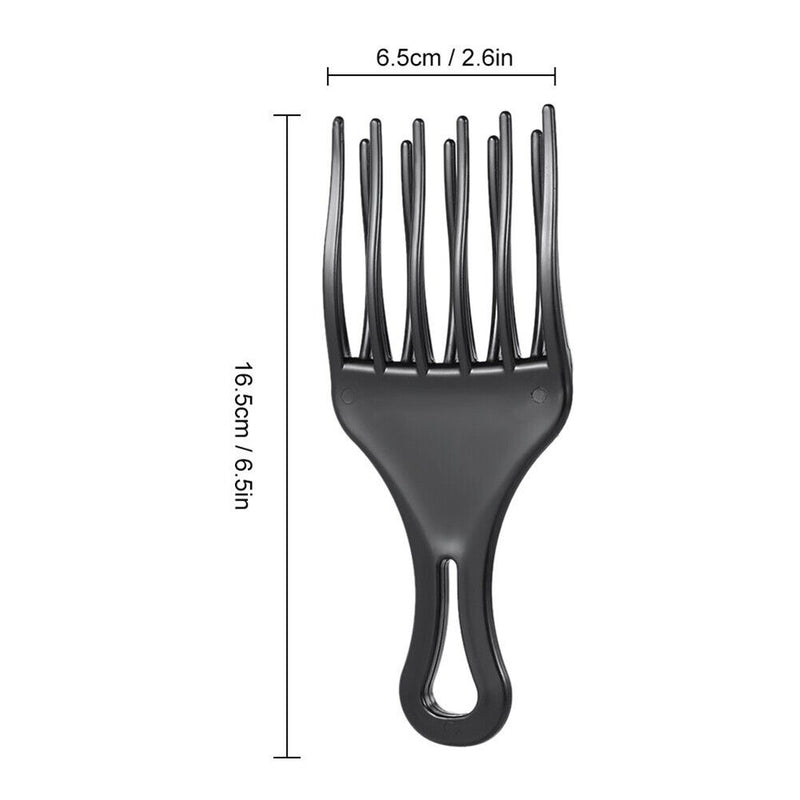 Hairdressing Fork Comb Salon Strong Grip Wide Teeth Hairstyle Comb Hair Car