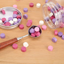 170pcs Mixed Color Sealing Wax Pills Retro Seal Stamp Beads K