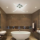 LED Ceiling Lamp 85-265V Forked Shaped Curved Modern Lamp (Cold White 4LED)