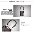 Password Lock Smart Combination Lock 3-Digit Security Padlock Code Padlock