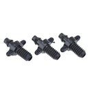 100pcs 6mm Male Thread Single Barbed 4/7mm PVC Hose Connector Home Garden
