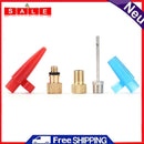 5pcs/set MTB Wheel Inflator Pants Volleyball Needle Schrader Presta Valve Adapter