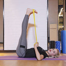 4pcs Yoga Pull Strap Belt Fitness Stretch Pilates Resistance Band (Yellow)