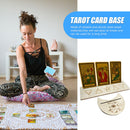 #A Wooden Tarot Card Base Moon Shape Tarot Card Stand Holder Gifts for Enthusias
