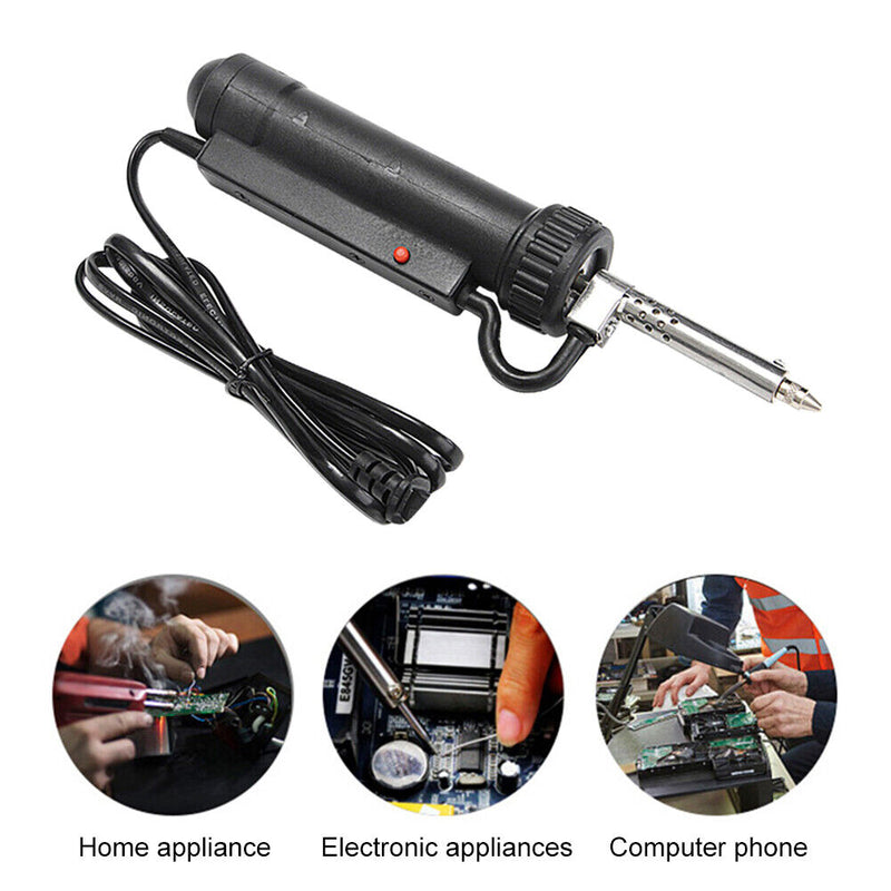 Electric Welding Soldering Tin Sucker Vacuum 220V Desolder Pump with Nozzle