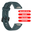 Silicone Strap Wristband Band for Huawei Band 4/Honor Band 5i (Olive Green)