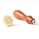 Retro Plant Series Yellow Pear Handle Document Sealing Wax Seal Stamp Post Decor