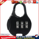 3 Digit Code Combination Password Lock Schoolbag Anti-theft Lock (Black) Newly