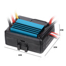 Waterproof 35A Brushless ESC Speed Controller for 1/16 1/18 RC Truck Blue Newly