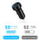Dual Ports 48W PD QC 3.0 Car Cigarette Lighter Fast Charger for DJI Mini 2/3 Pro