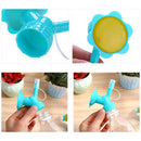 Mini Watering Can Dual Head Cute Sprinkler Cap Plant Bottle Watering Spout