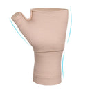 Golf Compression Wrist Gloves Thumb Carpal Wrist Support Brace (Champagne) Newly