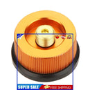 Camping Stove Adapter Split Stove Gas Adapter Converters for BBQ (Yellow)