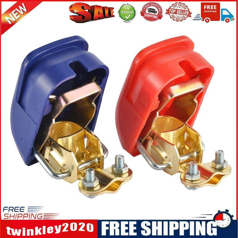 2pcs Universal Quick Release Battery Connector Detachable Car Terminal Clip