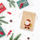 5D DIY Diamond Painting Cartoon Merry Christmas Drawstring Candy Bag Handmade
