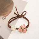 Accessories for Women Girl Cute High Elastic Hair Tie Rope Geometry Hair Ring