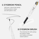 Long Lasting Double-end Eyebrow Pencil Ultra-Fine Eyebrow Stick (Brown) Newly