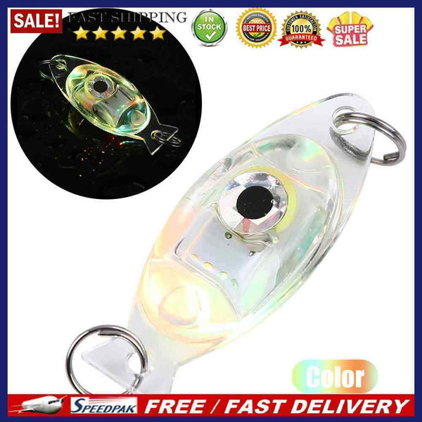 Portable Mini Fishing Lure Light Acrylic Fishing Bait Light for Fisherman Angler