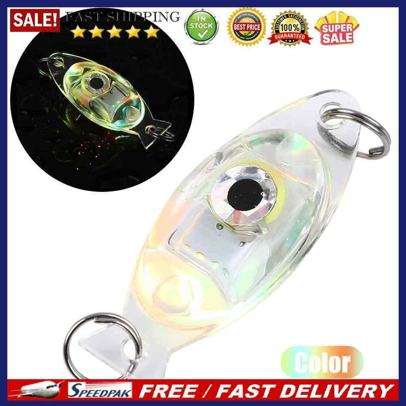 Portable Mini Fishing Lure Light Acrylic Fishing Bait Light for Fisherman Angler