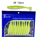 10x 9cm 4.2g Bionic Mandarin Fish Fishing Lures Artificial Soft Bait (4) Newly