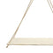 Wooden Swing Hanging Rope Ornament Rack Wall Mounted Shelves Plant Pot Holder