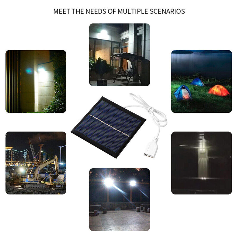 1W 5.5V USB Mini Solar Panel for DIY Phone Power Bank Fan Battery Cell Char