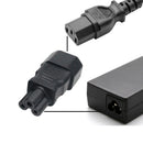 IEC 320 C14 3-Pin Male To C5 3-Pin Female Straight Power Plug Converter Adapter