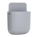 Wall Mounted Organizer Storage Box TV Remote Control Phone Holder (Grey) Newly