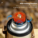 Outdoor Camping Hiking Stoves Adapter Split Gas Furnace Converter (Orange) Newly