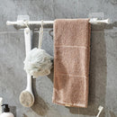 2Pcs Hooks Punch-free Curtain Rod Clip Hook Shower Curtain Rod Hanging Holder`