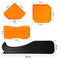 4pcs Smoothing Spatula Sealant Remover Caulking Scraper Grout Kit (Orange)