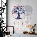 Point Drilling Crystal Ornament Wind Chime Pendant Outdoor Indoor DIY Decor