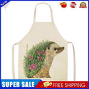Kitchen Aprons for Women Men Household Baking Dinner Linen Hedgehog Tablier