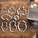 8 Piece St. Patrick's Day Cookie Die Irish Clover Steel Die Cookie V5W3 V3Q6