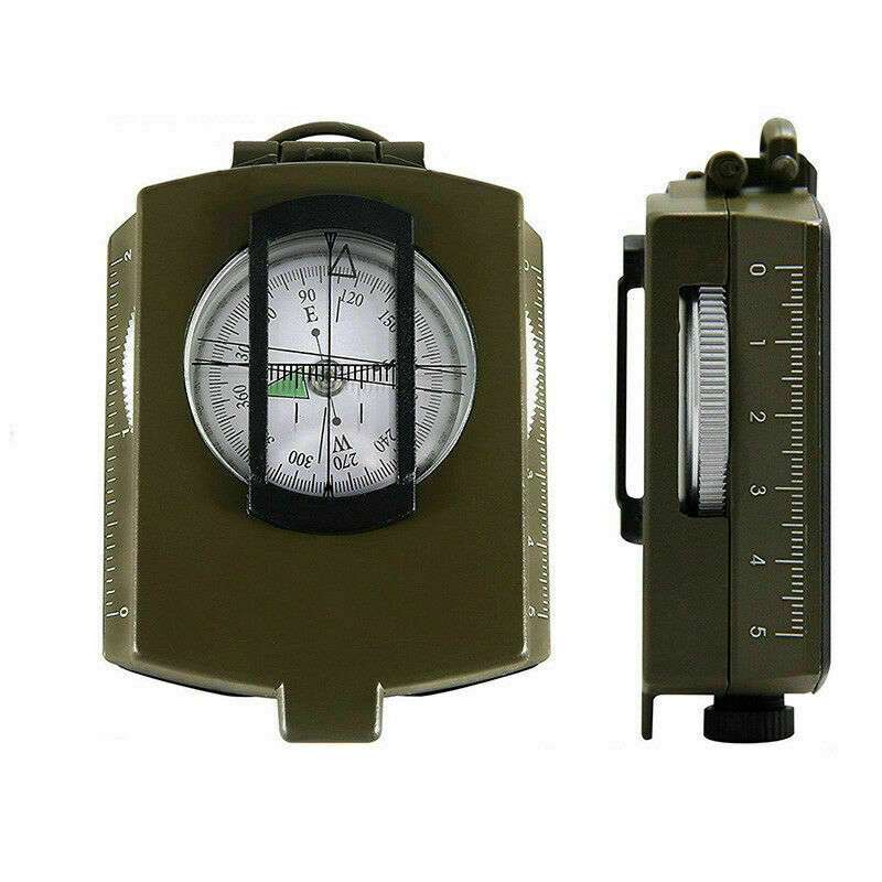 fessional Military Army Metal Sighting CompassClinometer K3D2 N4O8