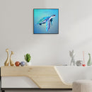 Swimming Turtle Canvas Paint By Numbers Oil Hand Painted Drawing Kit Home Decor