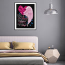 DIY Diamond Painting Kits English Words Full Round Drill Wall Home Decoration