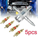 4pcs 4 Way Car Tyre Valve Repair Tool Tire Stem Core Installer Z1X1 F9I1 A1A5