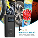 72PSI Rechargeable Bicycle Electric Air Pump Digital Display Car Inflator Newly