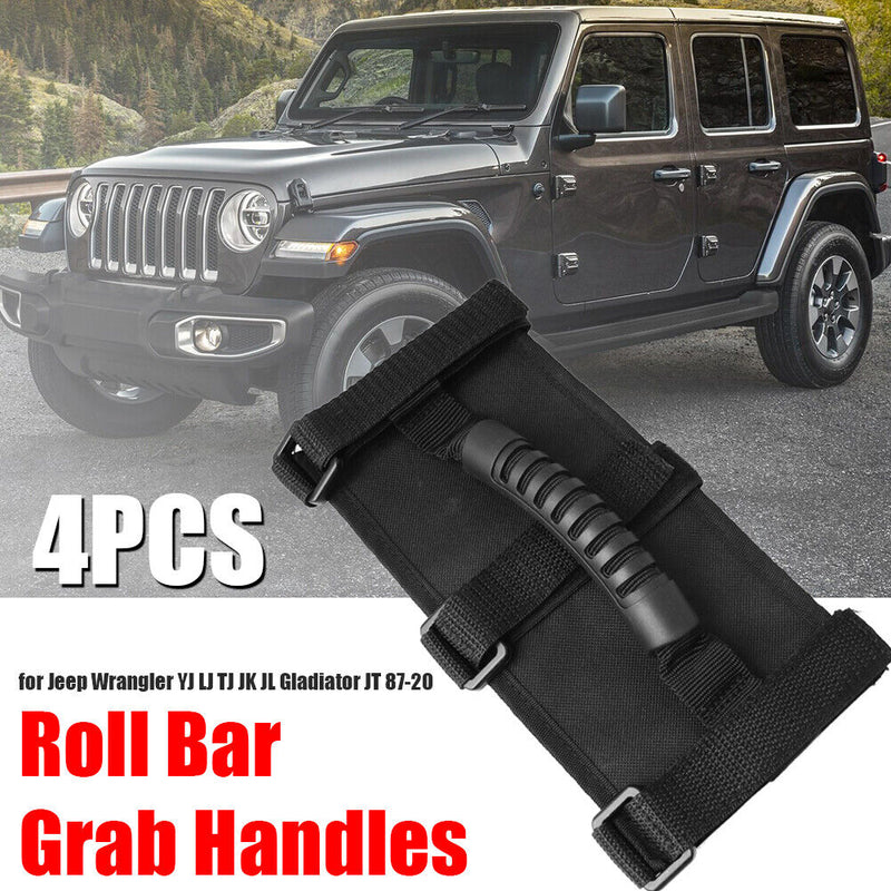 4x Grab Handles for Jeep Wrangler YJ LJ TJ JK JL Gladiator JT 87-20 Accessories