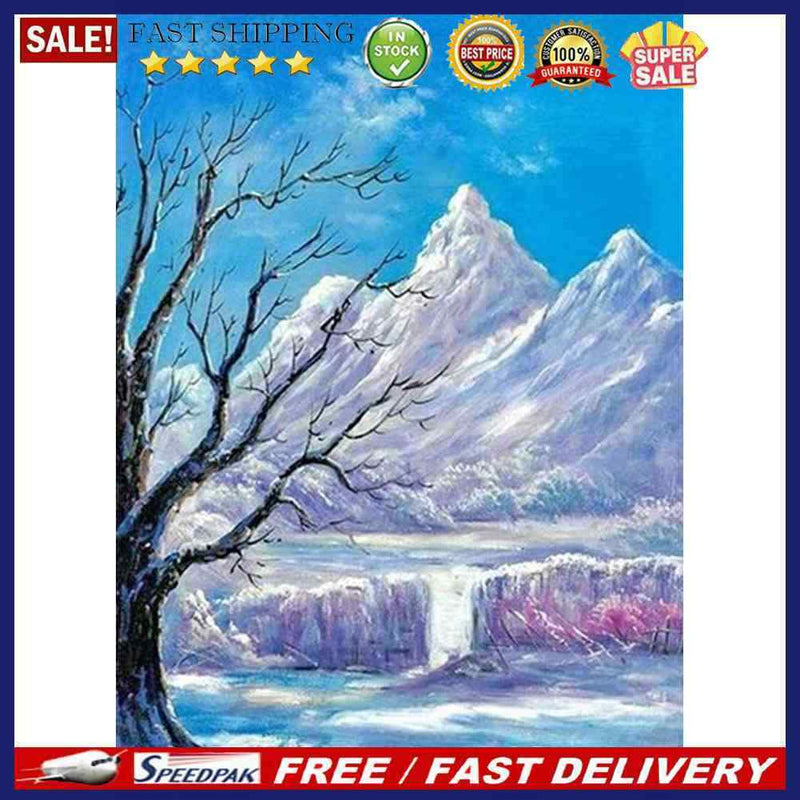 Season Tree 40x50cm Oil Paint By Numbers Picture DIY