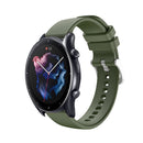 22mm Silicone Strap for Amazfit GTR 3/GTR 3 PRO Watch Band (Army Green) Newly