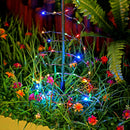 Solar Powered LED Christmas Tree Lawn Light Outdoor Garden Lamp (Colorful) Newly