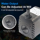8W 600L/H Submersible Water Pump Aquarium Fish Tank Fountain Pond Garden Pu