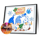 5D DIY Diamond Painting Christmas Gnome Full Drill Rhinestone Mosaic Art Picture