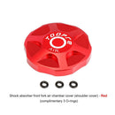 Dustproof MTB Front Fork Cap Bicycle Air Gas Valve Protective Cover (Red)