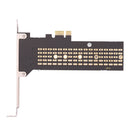 EM2-5106 SSD M.2 to PCI-E 1x Riser Card for M-Key NVME/B-Key SATA PC Adapter Kit
