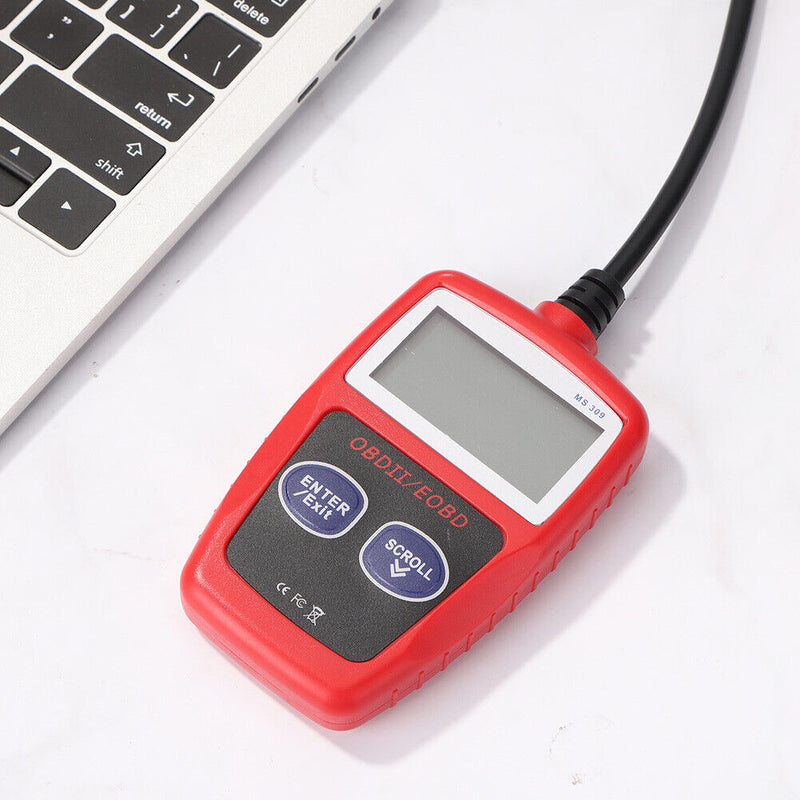 MS309 LCD Digital OBD2 Scanner for Automotive Diagnostic Tools Car Code Rea