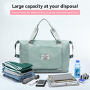 #A Wet Dry Separation Gym Bag Large Capacity Travel Bag Tear Resistant Yoga Gy